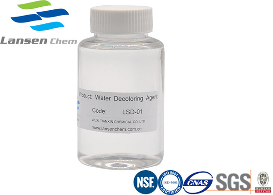 Liquido appiccicoso incolore pH 2.0-5.0 di colore leggero dell'agente di Decoloring dell'acqua di PolyDCD