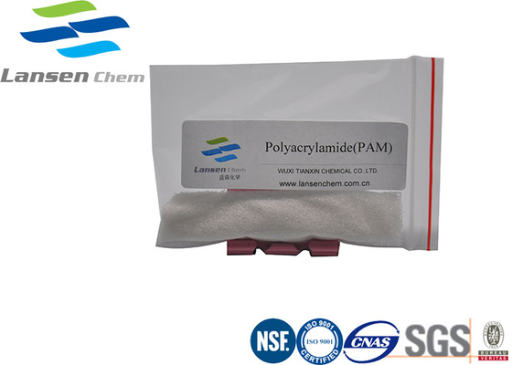 Poliacrilammide anionico cationico PAM Flocculant White Powder di fabbricazione della carta