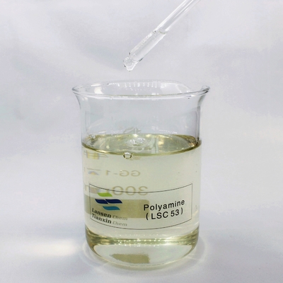 Polyamine flocculant per il trattamento delle acque reflue, decolorazione e depurazione