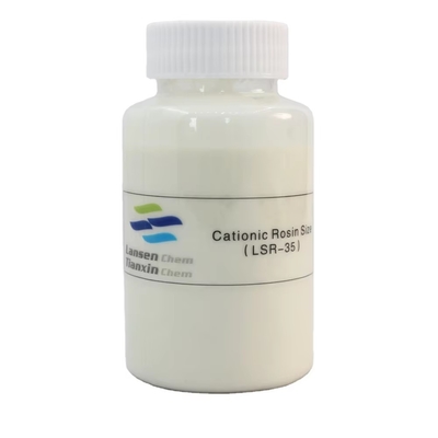 Carta rivestita con emulsione culturale stabile 35% Agente di dimensionamento con resina cationica