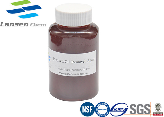 Flocculante di trattamento delle acque della raffineria di Emulsified Yellow Liquid LSY-502 Demulsifier dell'agente di rimozione dell'olio di pH 2-5