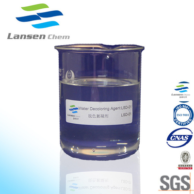 Agente ausiliario chimico liquido appiccicoso di colore di luce di Paper Industry Colorless dell'agente di Decoloring delle acque reflue