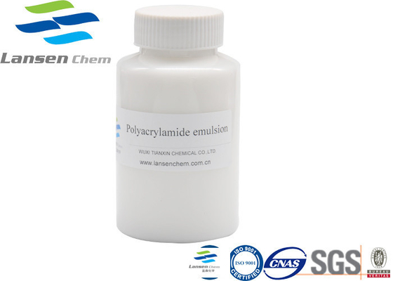 Trattamento delle acque cationico degli agenti di Pam Polyacrylamide Emulsion Textile Auxiliary